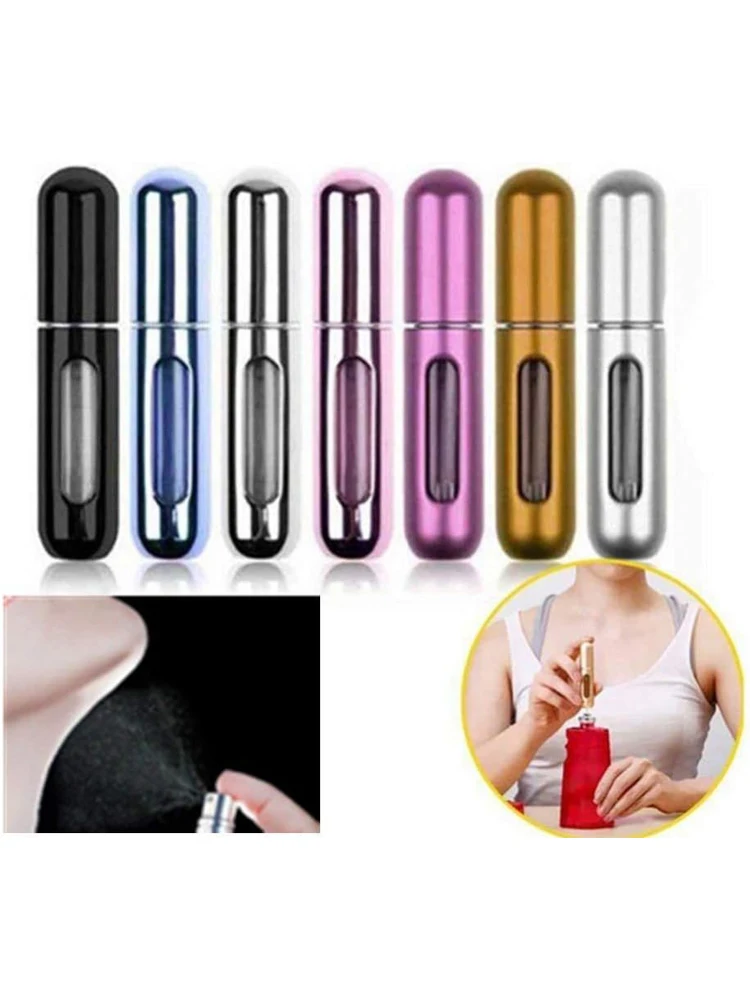 Bouteille atomiseur de parfum rechargeable de 5ml, Mini vaporisateur de parfum Portable, pompe de parfum, outil de transfert, 1 pièce