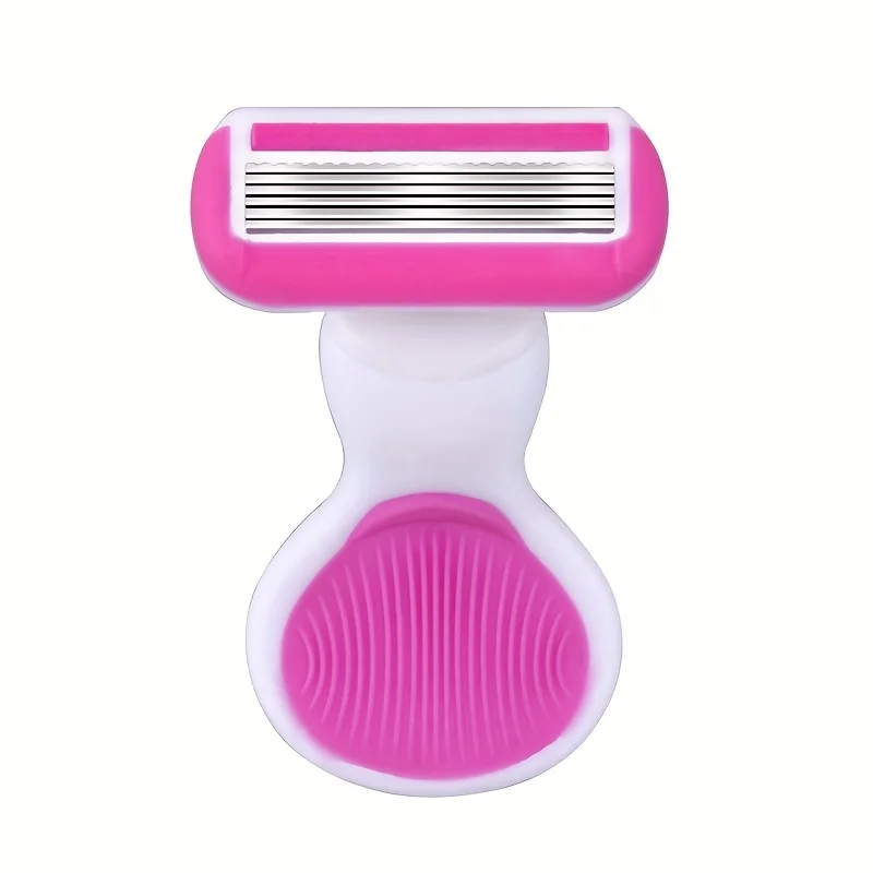 Portable Women's Safety 6-Blades Shaving Razor Female Body Face Bikini Underarm Hair Removal Manual Shaver Tool With Travel Box
