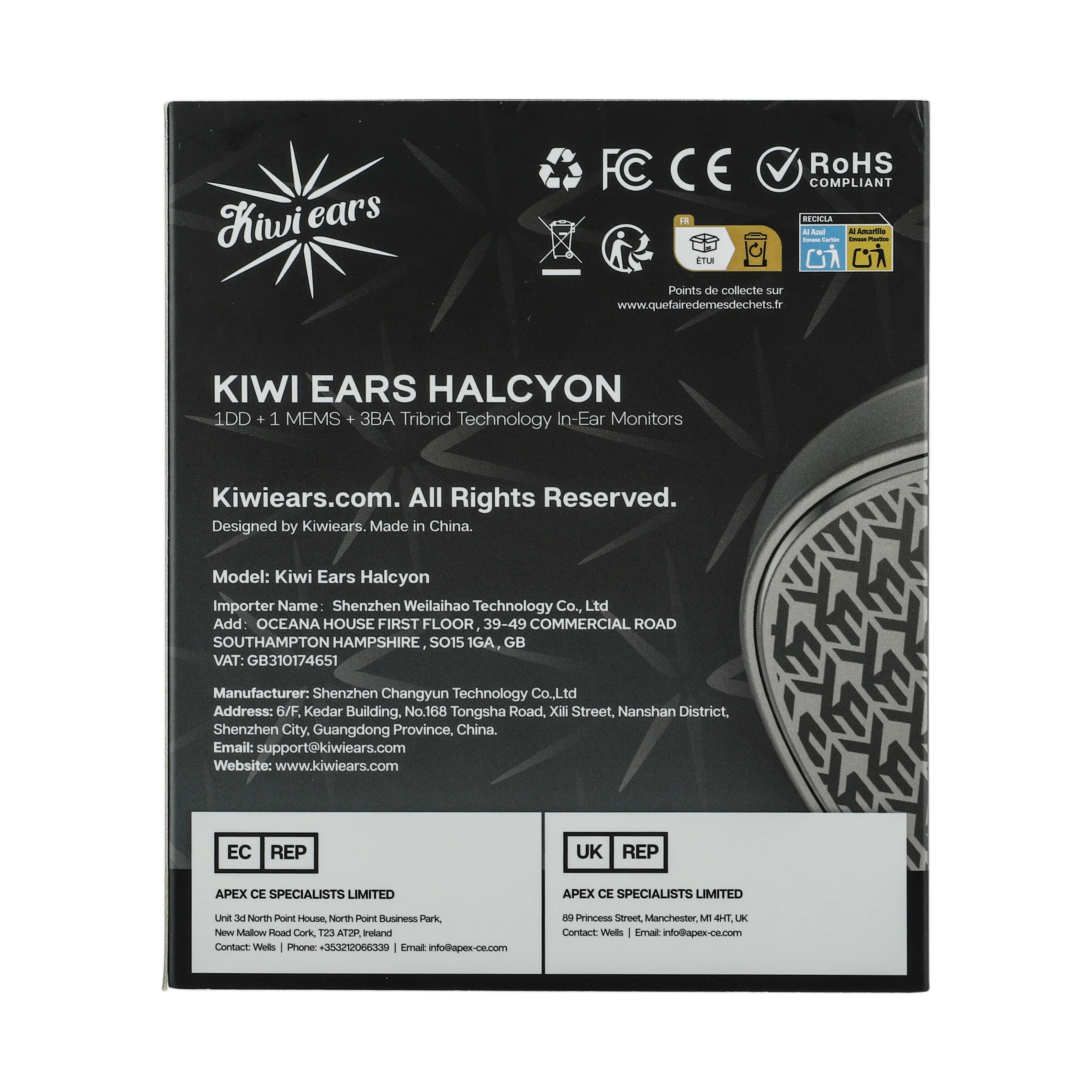 Linsoul Kiwi Ears Halcyon Weltweit erste MEMS + 1DD + 3BA Tribrid IEM-Ohrhörer mit Gaming-Boom-Mikrofon – Detail 21