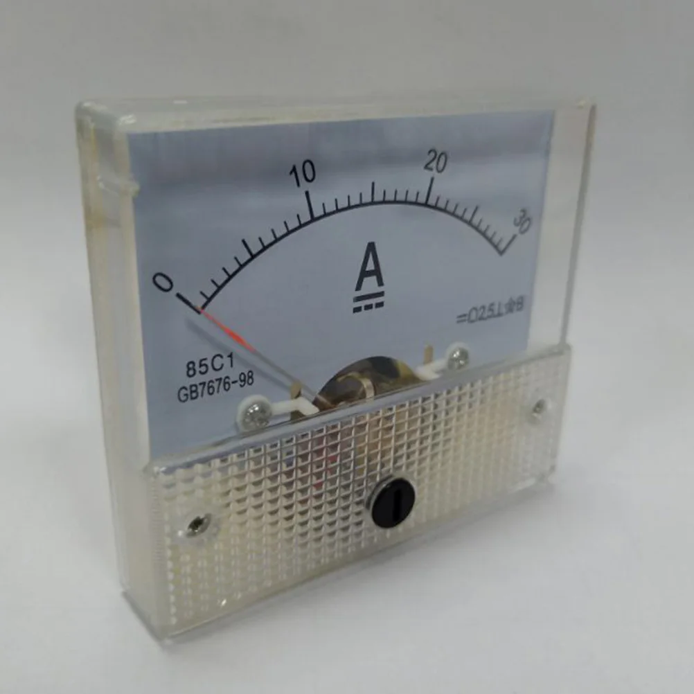 

Dc 30A Analog Panel Meter High Grade ABS Plastic Current Tester Dial Fine Tuning Experiment Power Supply Project