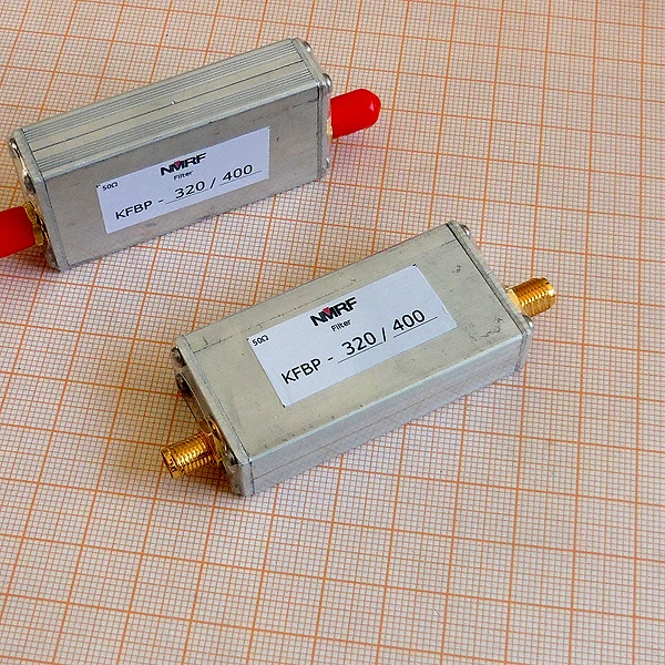 320~400MHz UHF Band Bandpass Filter, SMA Interface