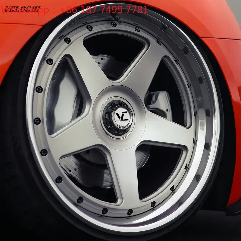 VL Custom OEM 18 19 21 20 22 24 Inch Forged Alloy 5 Spokes Deep Dish Wheel Car for Adui Urus C8 Wheel