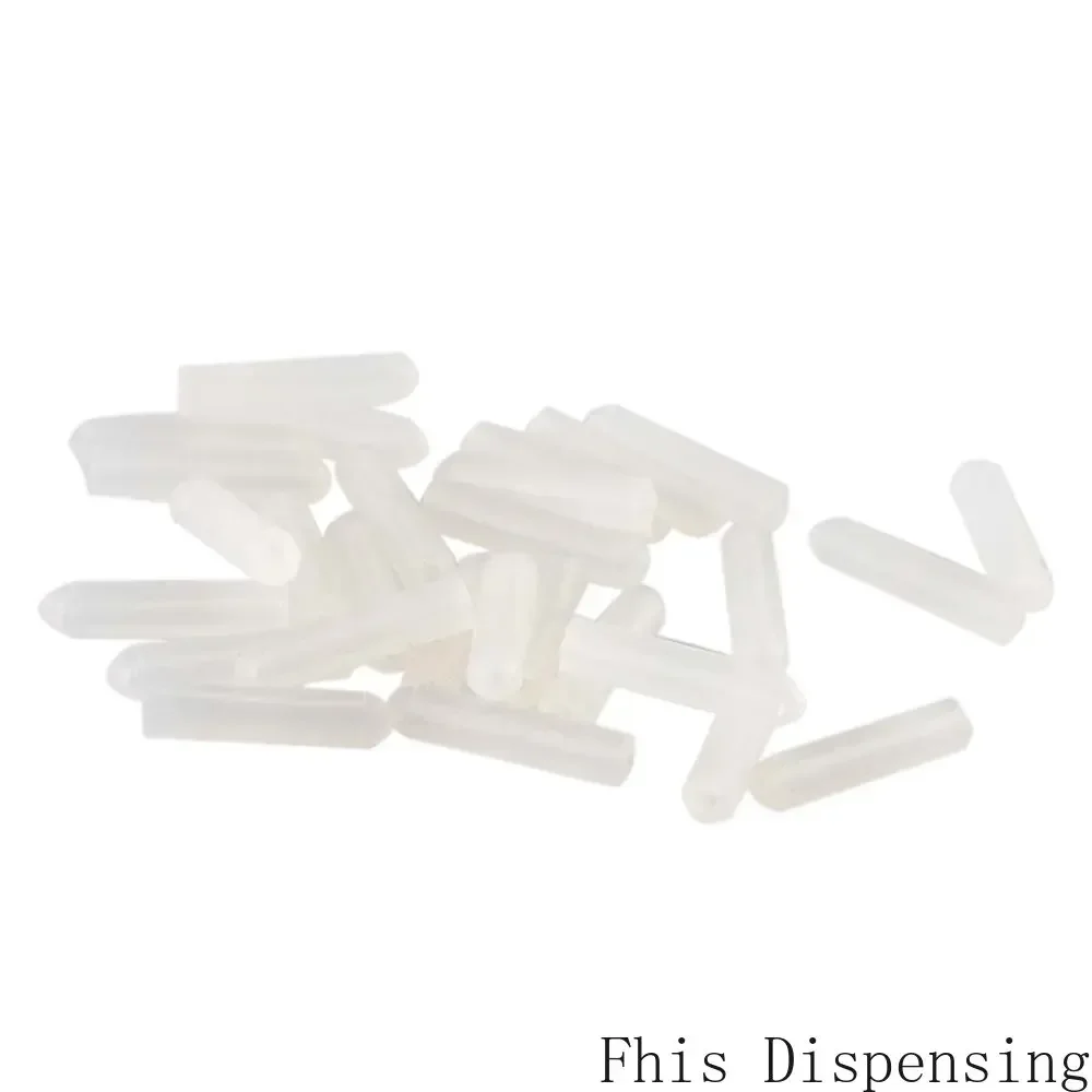 

Упаковка из 200 силиконовых колпачков для дозирующих игл 22 г. Лабораторные принадлежности.