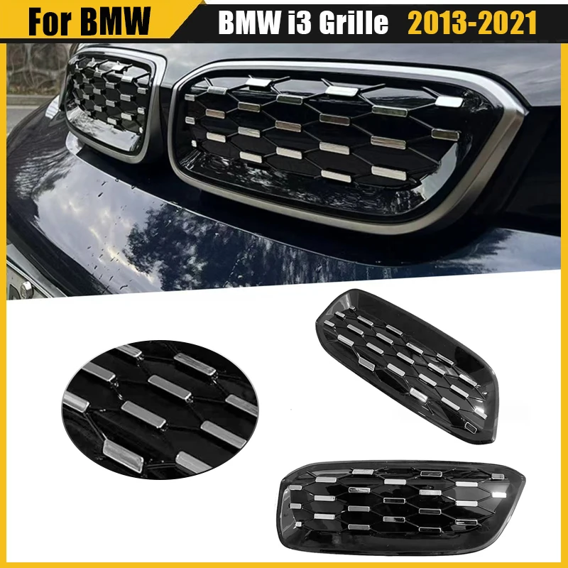 

Front Bumper Grille For BMW I3 I01 2013 2014 2016 2017 2018 2019 2020 2021 Kidney Racing Grill Grilles Body Kit Tuning Autoparts
