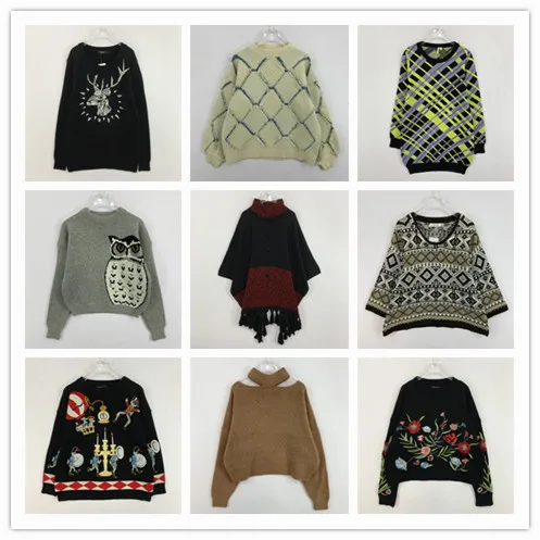 

Винтажный свободный женский трикотаж для колледжа с мультяшным животным принтом, теплый пушистый шерстяной свитер, круглый длинный свеч