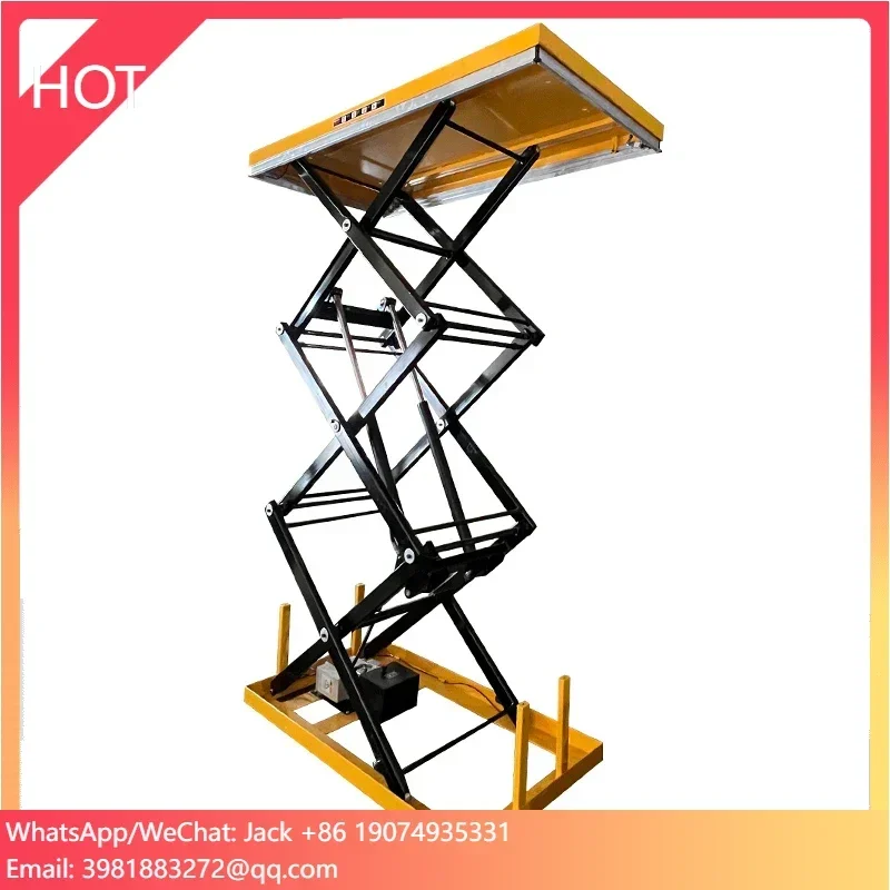 

500kg 1000kg 1500kg Portable Electric Scissor Lift Hydraulic Lift Table With Pit Installation