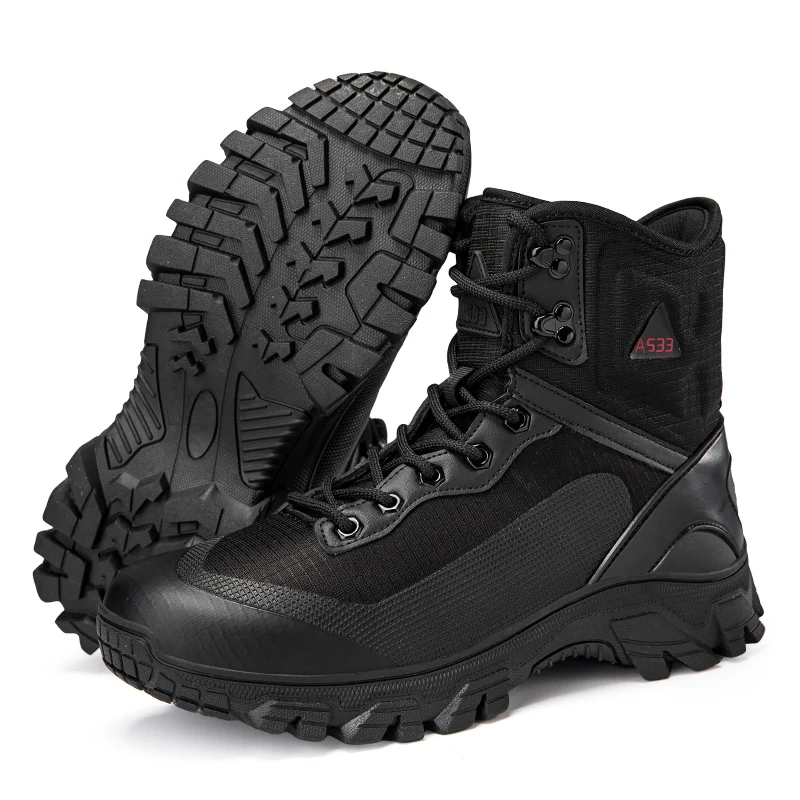 

Men Tactical Boots Rapid Response Army Shoes Anti-Slip Male Outdoor High Quality Women Waterproof Work Unisex Training Lace Up