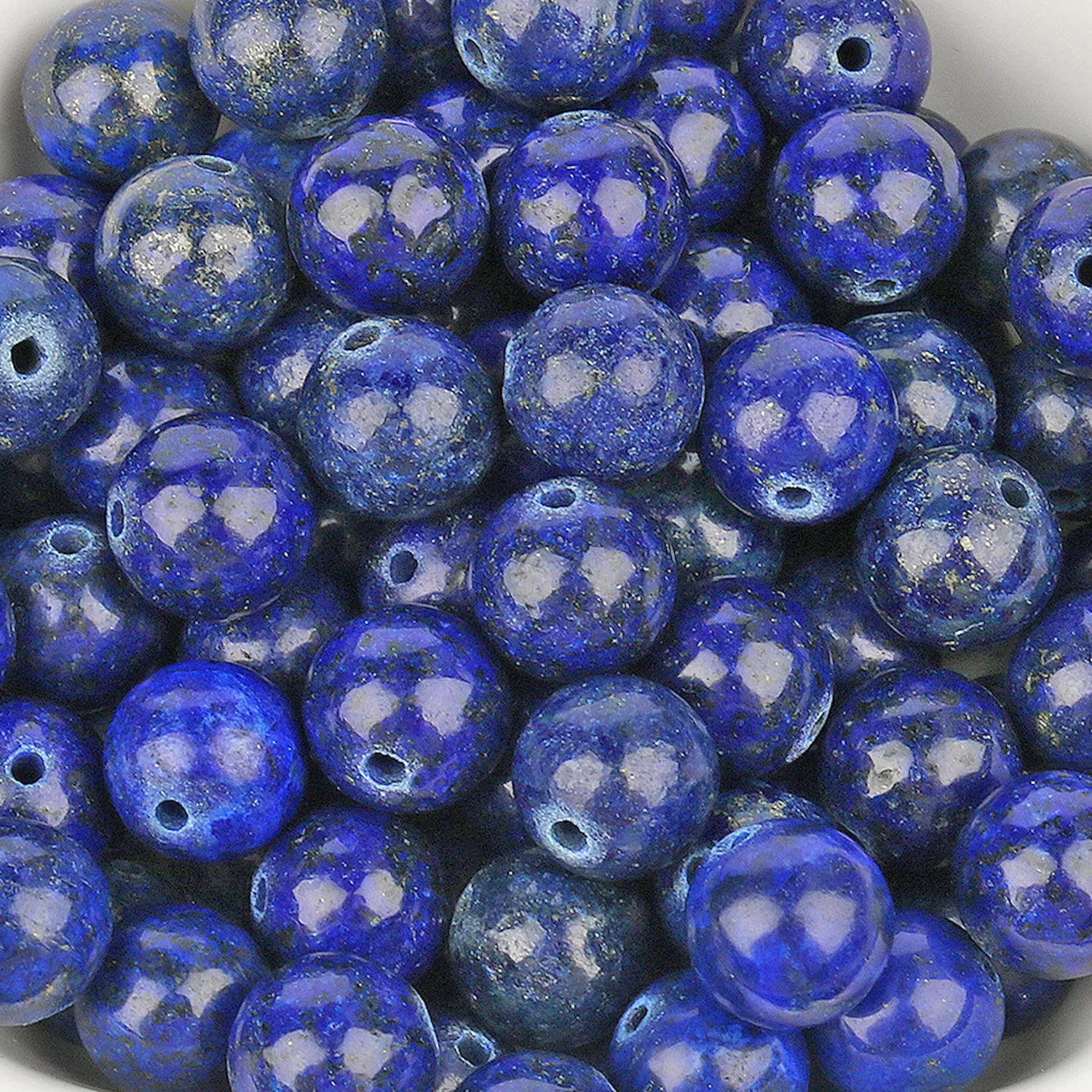 Großhandel Lapislazuli-Steinperlen 4mm 6mm 8mm 10mm 12mm Runde Lose Perlen für Schmuckherstellung DIY Armband-Zubehör – Detail 6