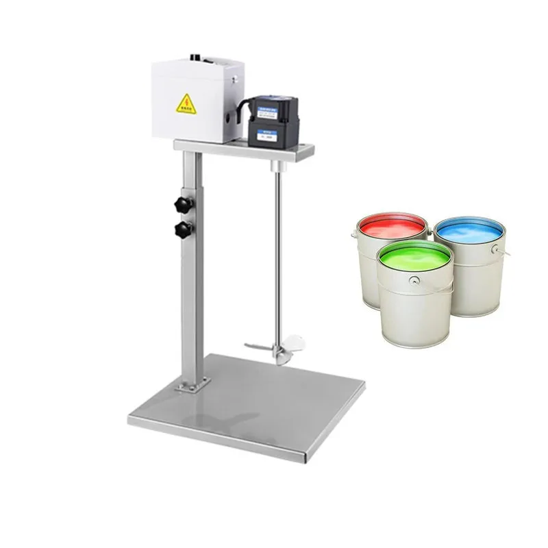 JHZ for Electric 220V Liquid Agitator Mixer Beverage Blender Mixer Stainless Steel Liquid Mixing Tool Commercial Use