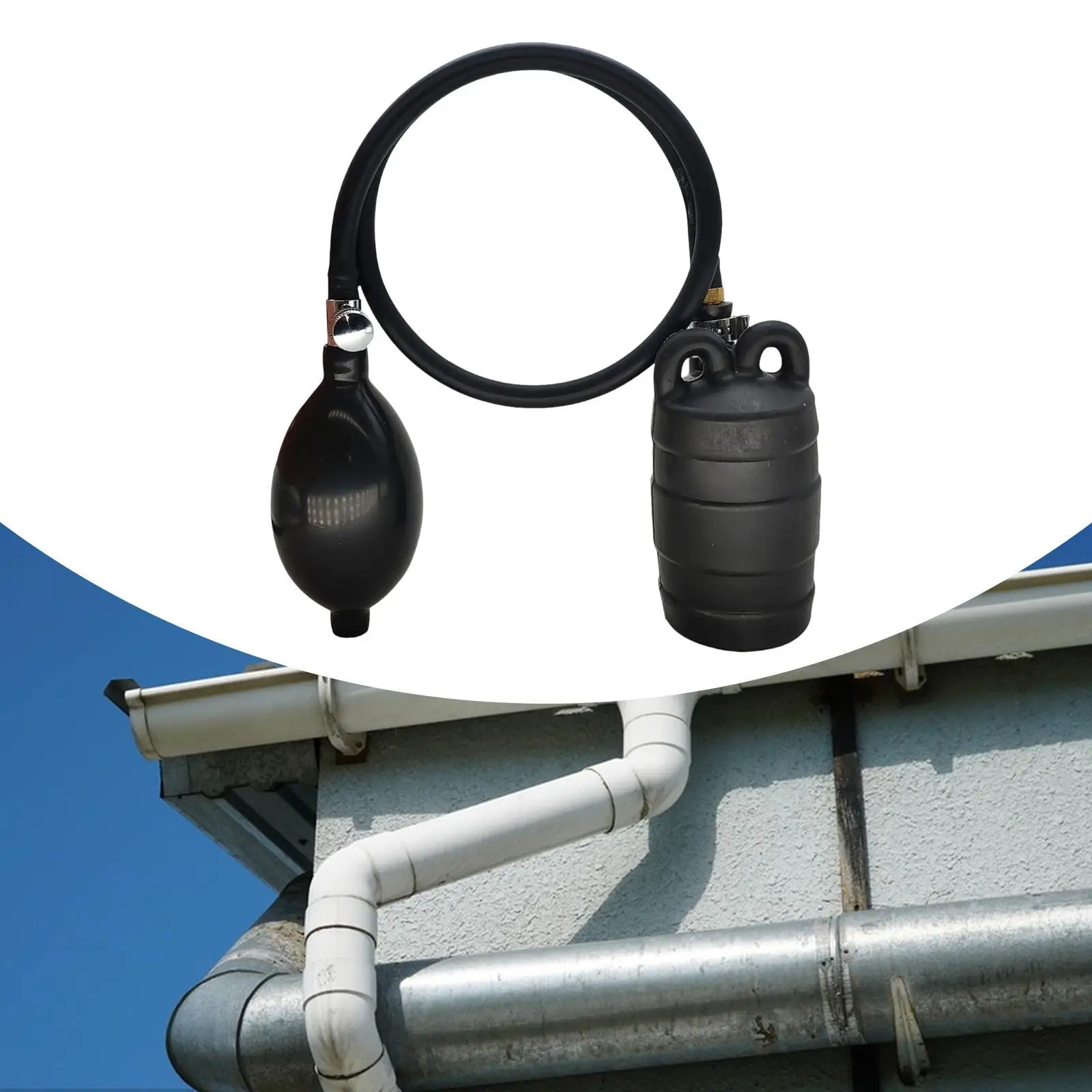 Picture 6: Inflatable Pipe Plug Easy Inflating Test Plug Professional Rubber Repair Tool for Plumbers and Drainage