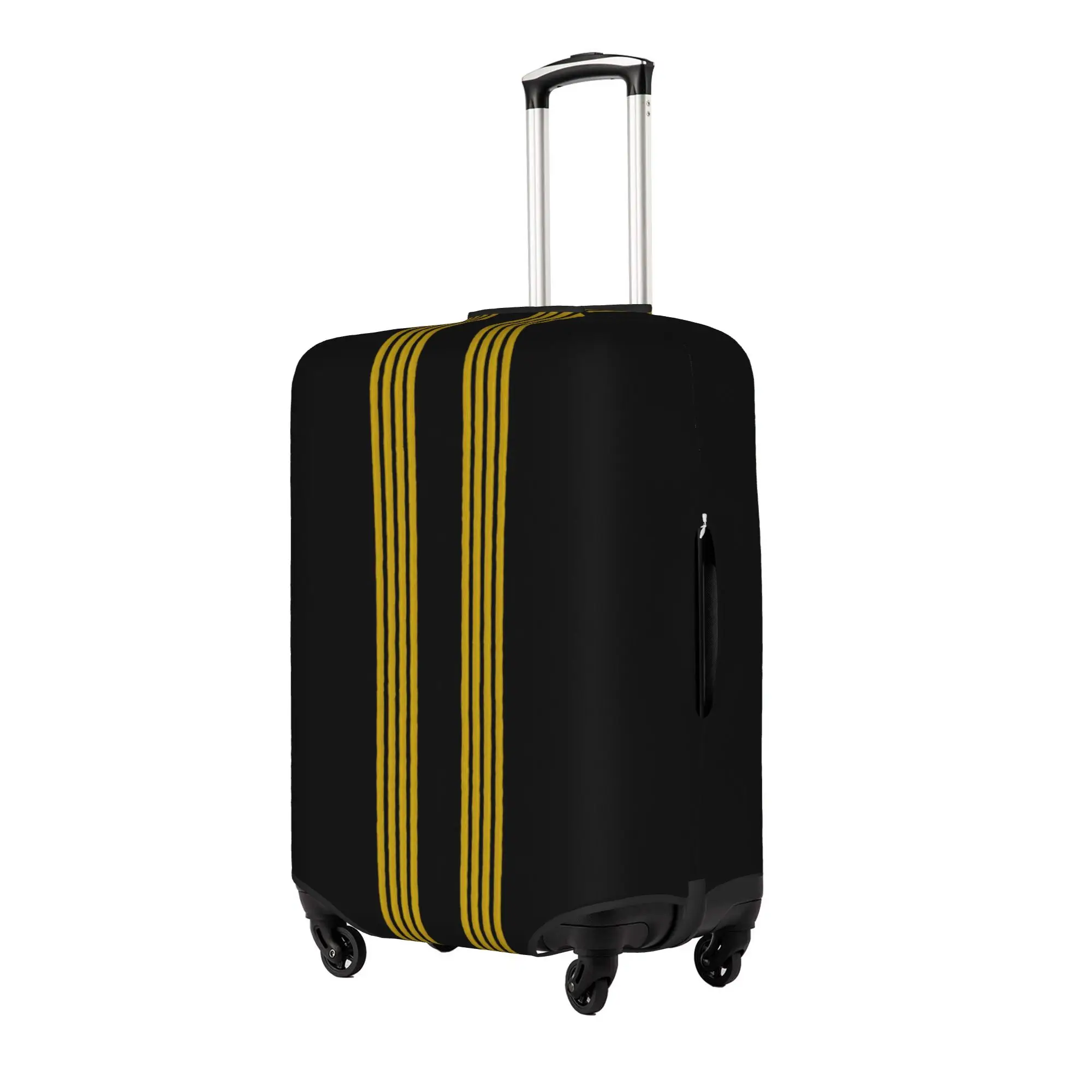 Pilot Captain Stripes Luggage Cover Elastic Aviation Airplane Pilot Travel Suitcase Protective Covers Suit For 18-32 inch