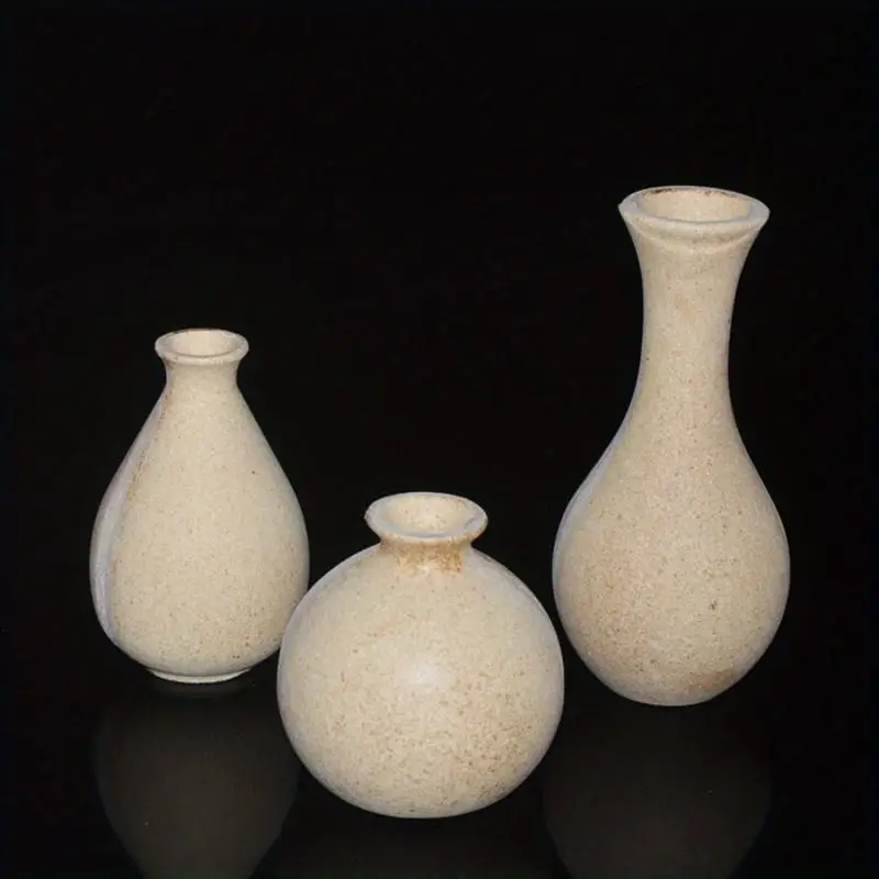 1PC Wooden Vase Plain Embryo Mosaic Glass Hand Paste Production Material Package DIY Creative Toy Decoration Bottom Embryo