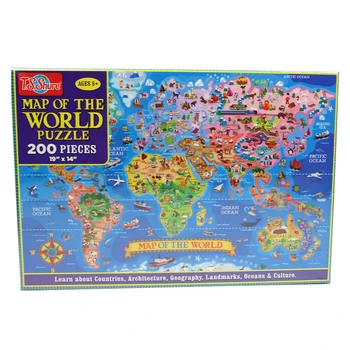 200 Stück Holz puzzles Montage Bild Weltkarte Amerika Karte Puzzles Spielzeug für Erwachsene Kinder Kinder Spiele Spielzeug Geschenk p183