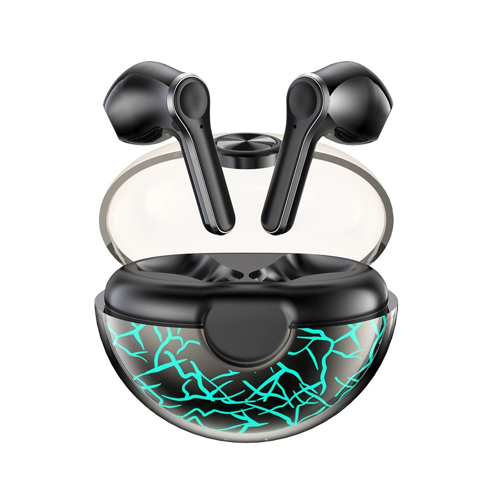 ME-62 Pro In-ear TWS Bluetooth Wireless Headset Dual-host Headphone Noise Reduction Earphones with Colorful Breathing Light