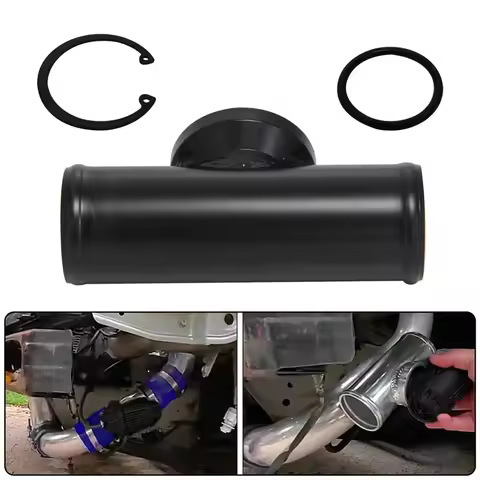 Fits For HKS SSQV SQV BOV Blow Off Valve Aluminum 51mm 76mm Turbo Blow Off Valve Black 2" 3" Flange Adapter Piping Tube Pipe