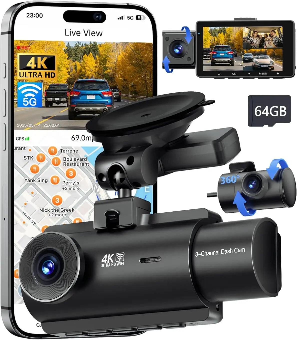 4K 5G Wifi 3 Channe… - image