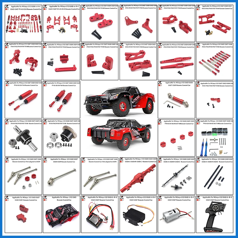 

Piezas De Coche Teledirigido Para Wltoys 1/12, 12428, 12423, 12427, Modelo De FY-03, Piezas .coche Teledirigido Traxxas Trx4