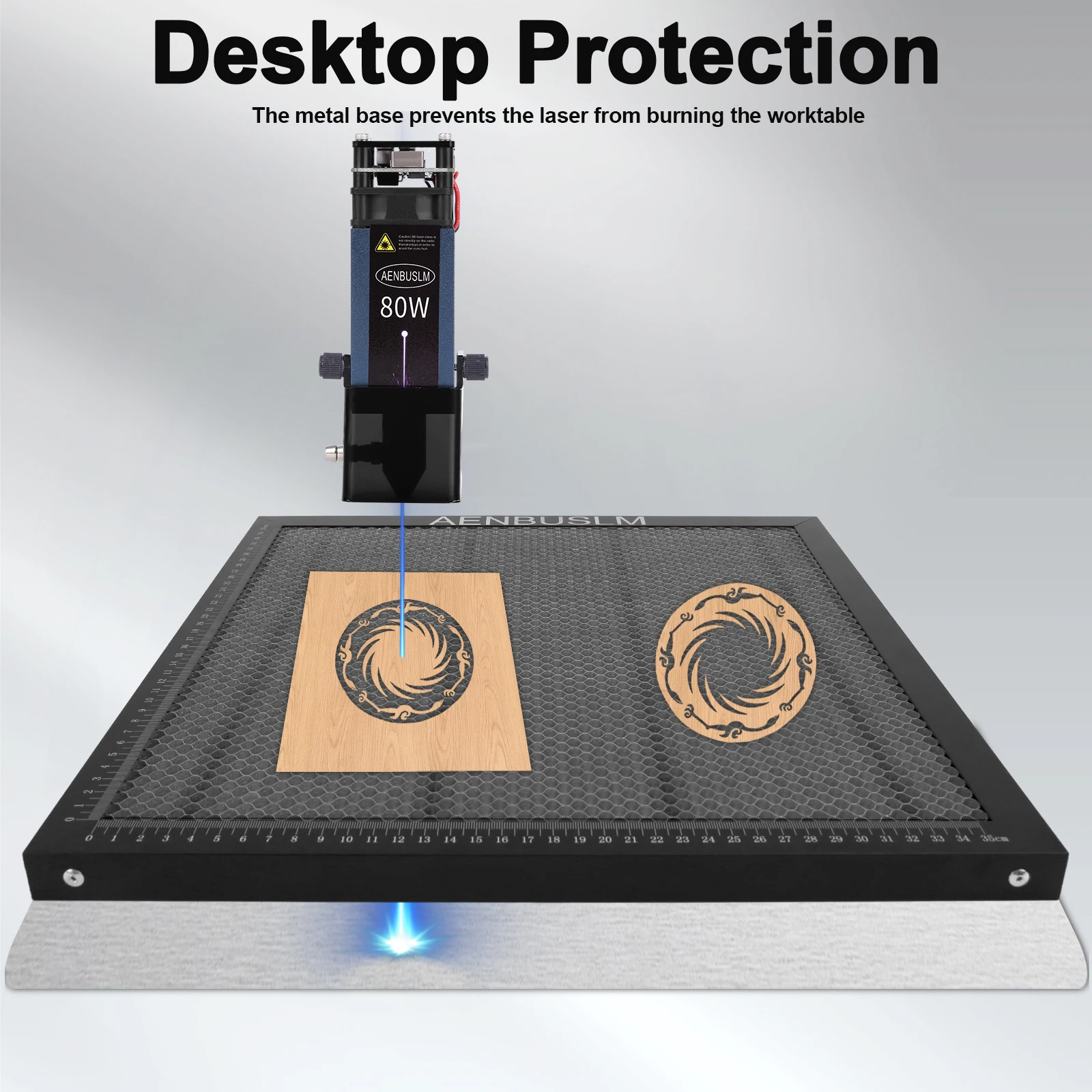 

Лазерный гравер AENBUSLM с сеткой-сотами 400мм - 400мм