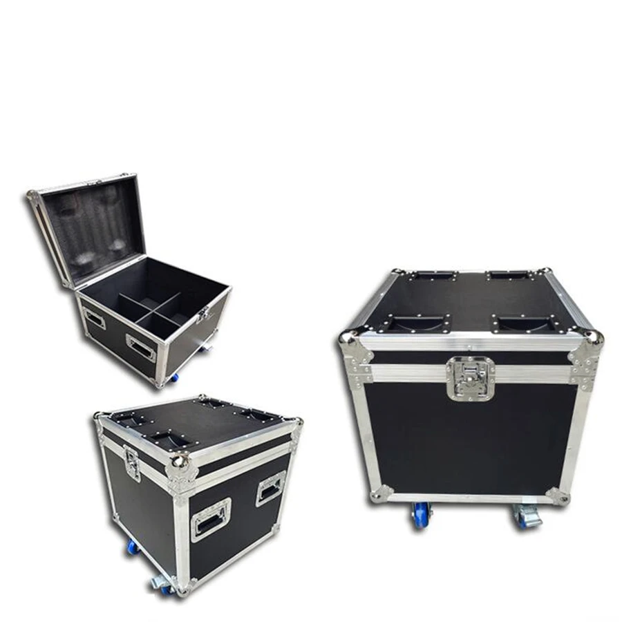 The empty flight case is suitable for 300 watt COB led par