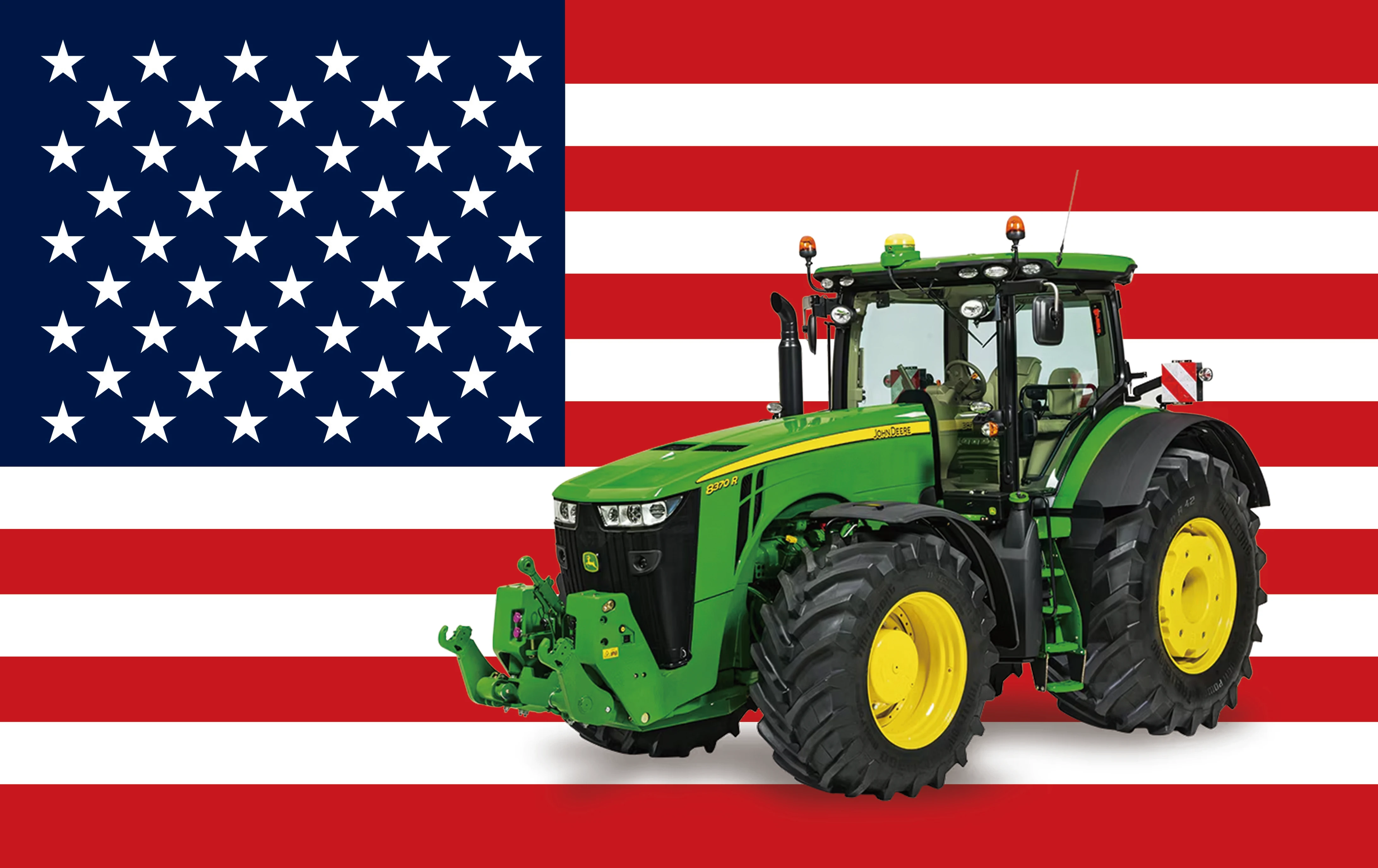 2x3ft TRACTOR Flag 150cmx90cm CUSTOM AMERICA BANNER