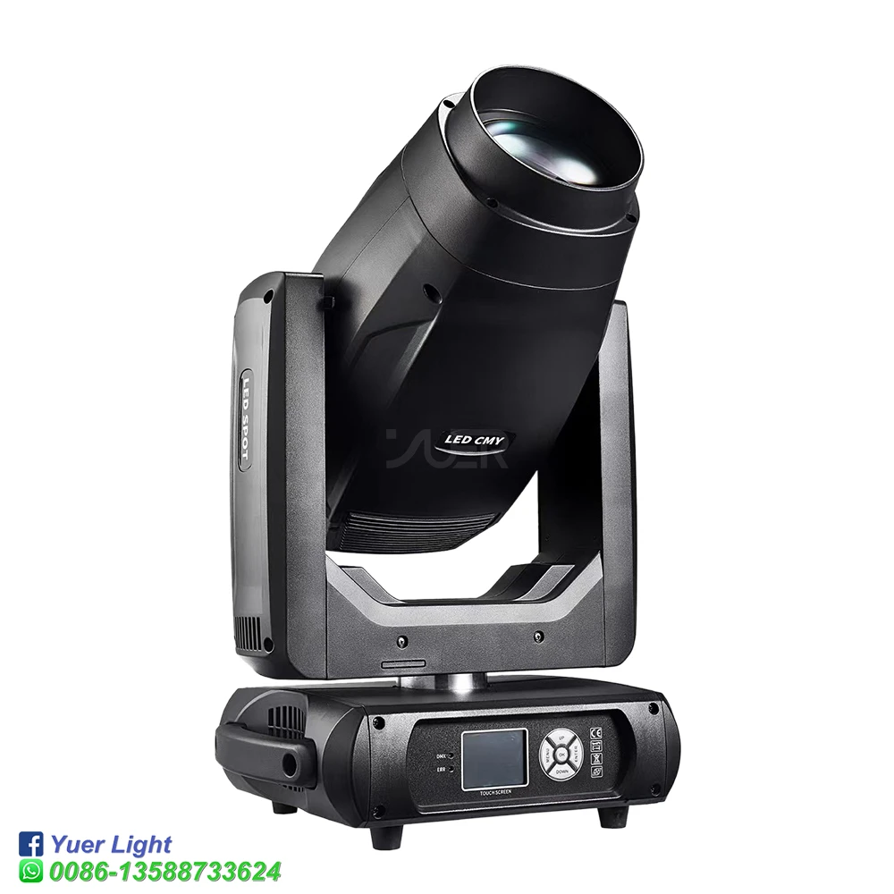 YUER-LED Moving Head Light, 3in 1 Feixe de Lavagem Spot, CTO CMY, Pro Theatre, Teletorium Stage Beam, DJ Party Equipamento de Iluminação, 500W