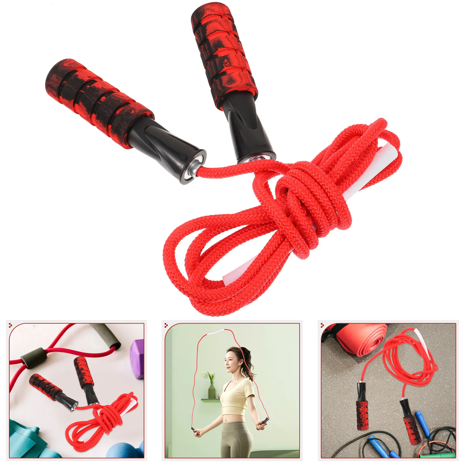 

Professional Wear-Resistant Hopping Rope Long-Lasting Exercise Jump Rope for Indoor Fitness Physical Education Equipment