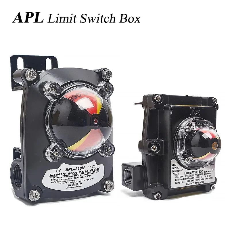 HLH APL-210N 310N 410N Explosion-Proof Type Limit Switch Position Indicator Signal Feedback Device Pneumatic Limit Switch Valve