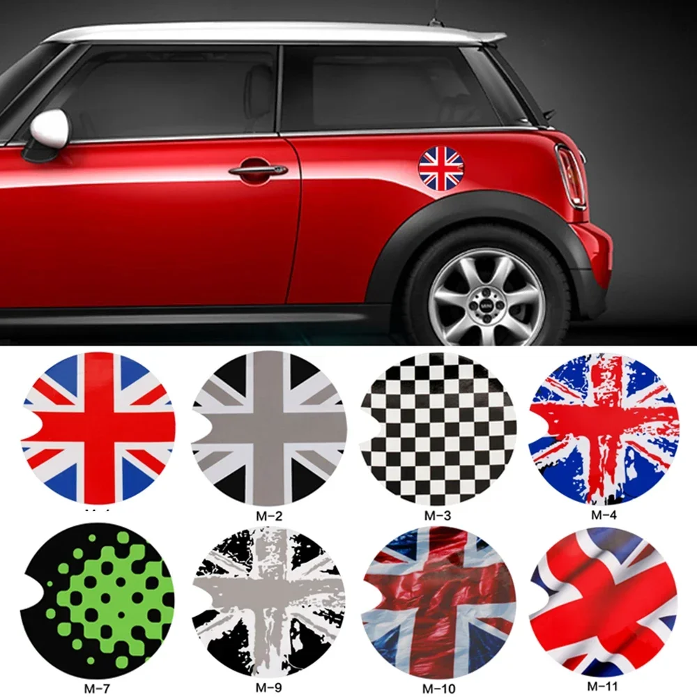Vinyl Gas Fuel Tank Cap Cover Sticker for Mini Cooper S/One F55 F56 R55 R56 R60 R61 – Waterproof Decal Car Styling Accessory