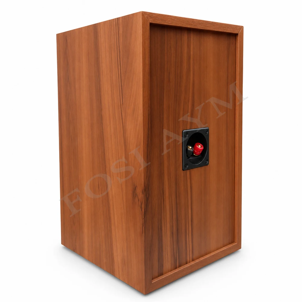 FOSI AYM Wooden Labyrinth Speaker Cabinet 6.5 Inch Woofer 4 Inch Tweeter 2 Way DIY Empty Audio Enclosure Box