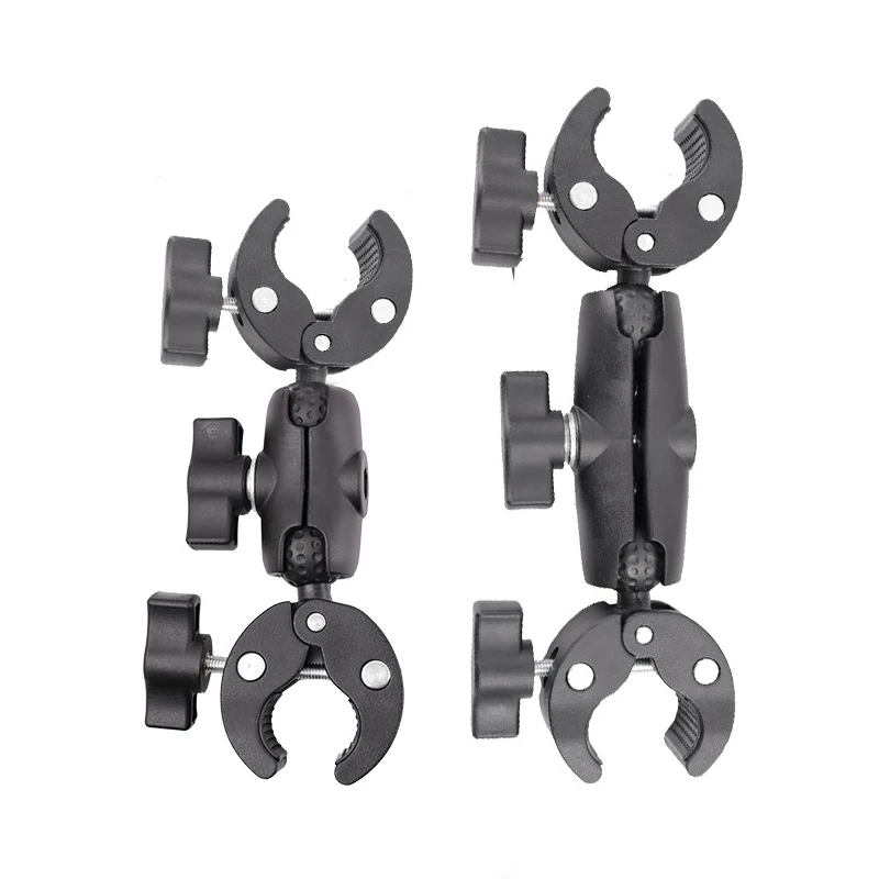 Double Super Clamp Camera Mount Magic Socket Arm Bracket for Umbrella Pole Monitor Photography Reflector Studio Accessories