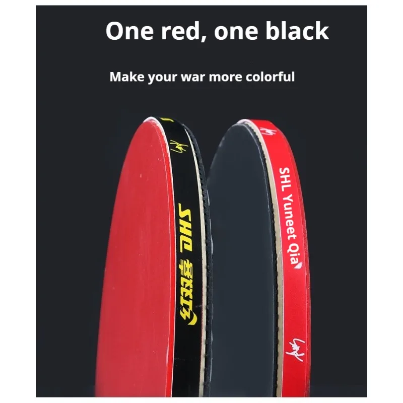 DHS مضرب تنس الطاولة حافة الشريط واقية بولي أحمر أحمر أسود بينغ بونغ حافة الحرس حماية الاصطدام مضرب حافة الملحقات #5