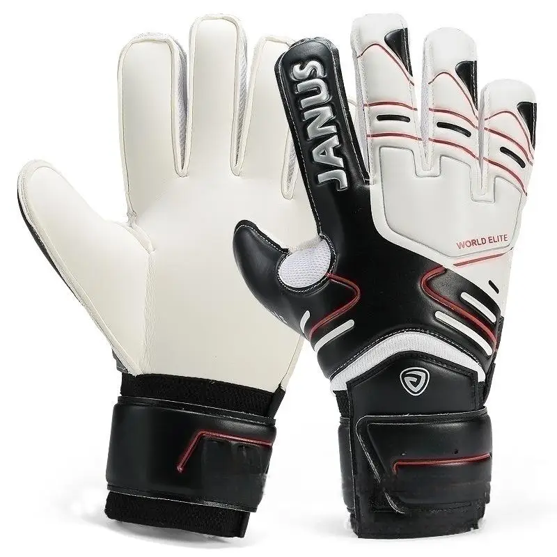 3mm Anti-Resistant PU Goalie Gloves Natural Contact Latex Outdoor Use with Finger Protection for Porters