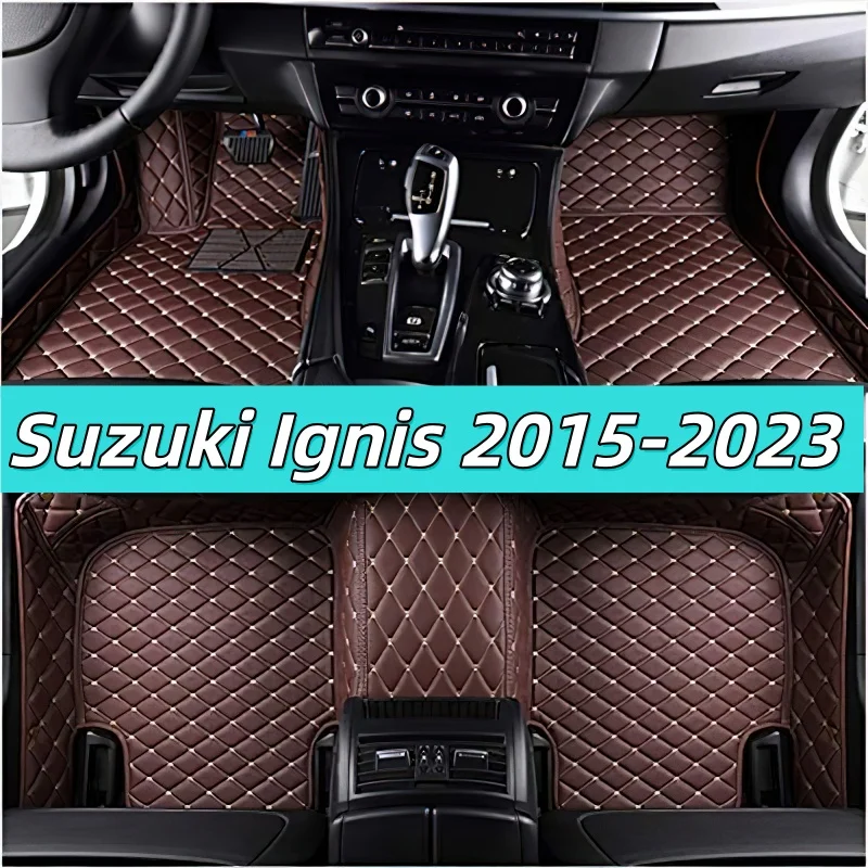 Car Accessories interior Auto carpet pads for Suzuki Ignis 2015-2023 car floor mats vehicle foot mat rugs