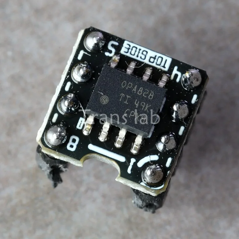 OPA828 Precision Op Amp Module Ultra Low Noise JFET Input 45MHz Single to Dual Conversion Board for Audio Signal Processing