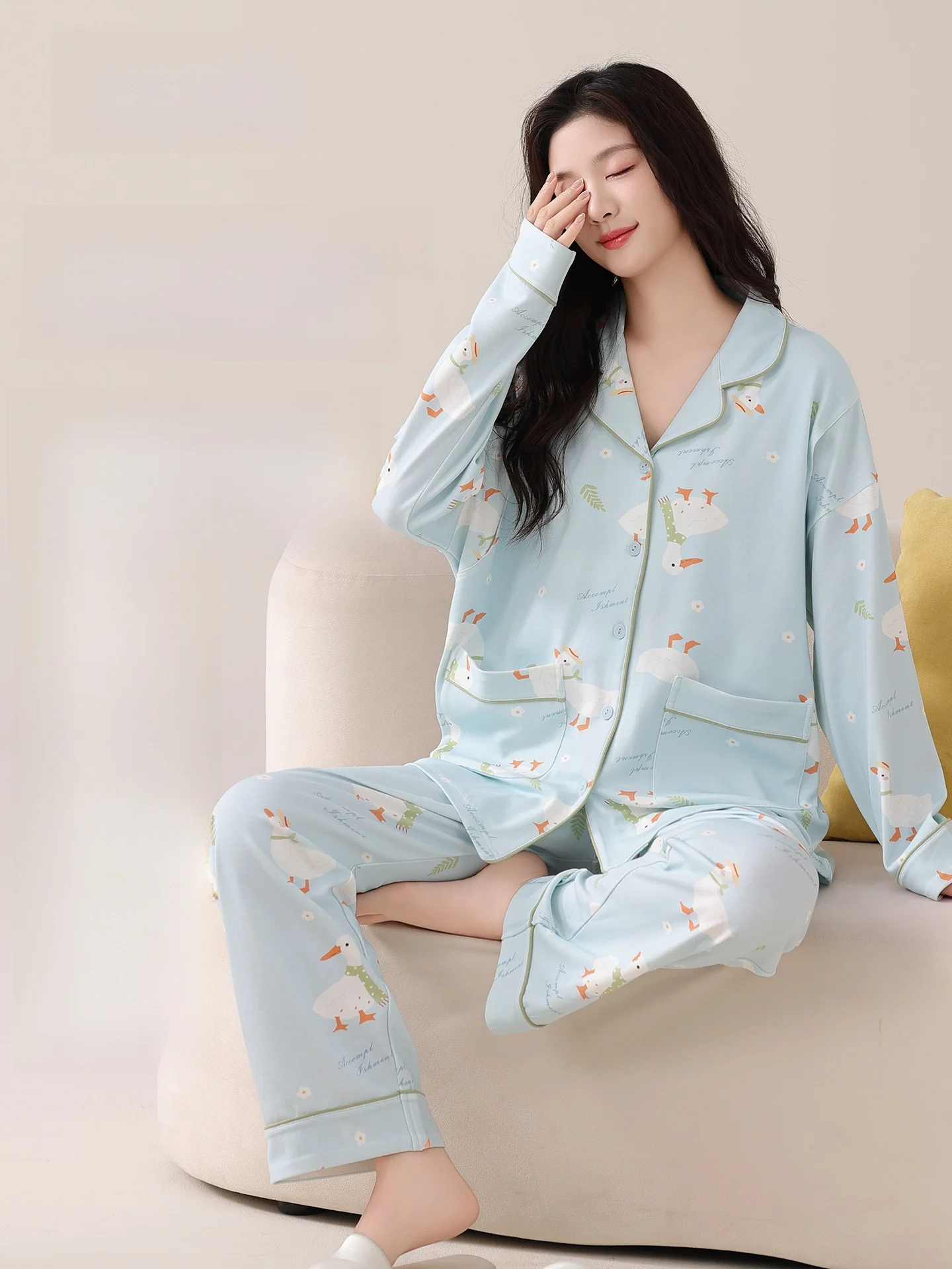 pijama-de-maternidad-de-talla-grande-100-algodon-absorbente-de-sudor-conjunto-de-ropa-de-hogar-para-lactancia-postparto-ropa-comoda-para-mujer
