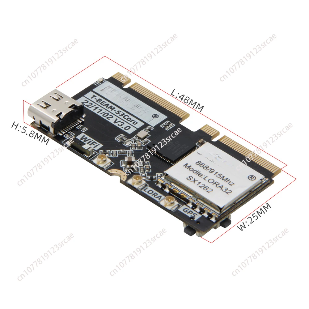 For TTGO T-BEAM-CORE V3.0 ESP32-S3 Development Boards L76K UBLOX M10S-00B version 433Mhz 868Mhz 915Mhz LoRa Module