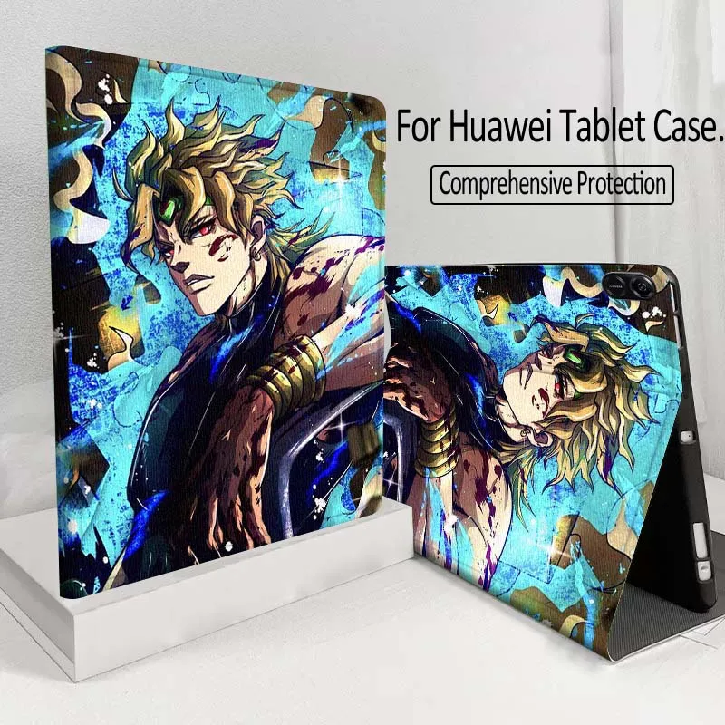 Anime J-JOJOS Handsome For Huawei MatePad M5 T5 SE 11 Pro Honor Tab 5 V7 V8 X9 GT 10.1 10.8 Inch Tablet Case