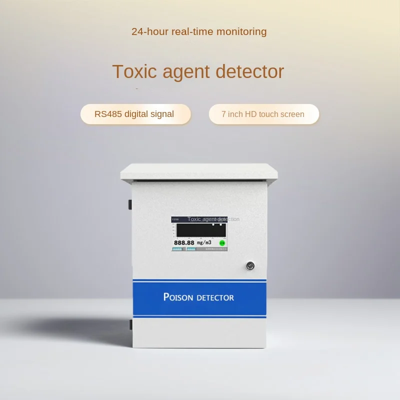 

Air poison detector warehouse tunnel basement toxic gas chemical agent alarm 24-hour real-time monitor