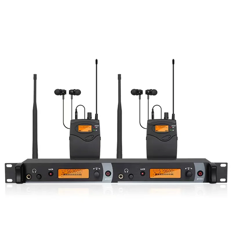 Professional In-Ear Monitor System 2/4/6/8/10 Channel Multi-Bodypack Monitor for Stage DJ Outdoor with In-Ear Wireless Monitor