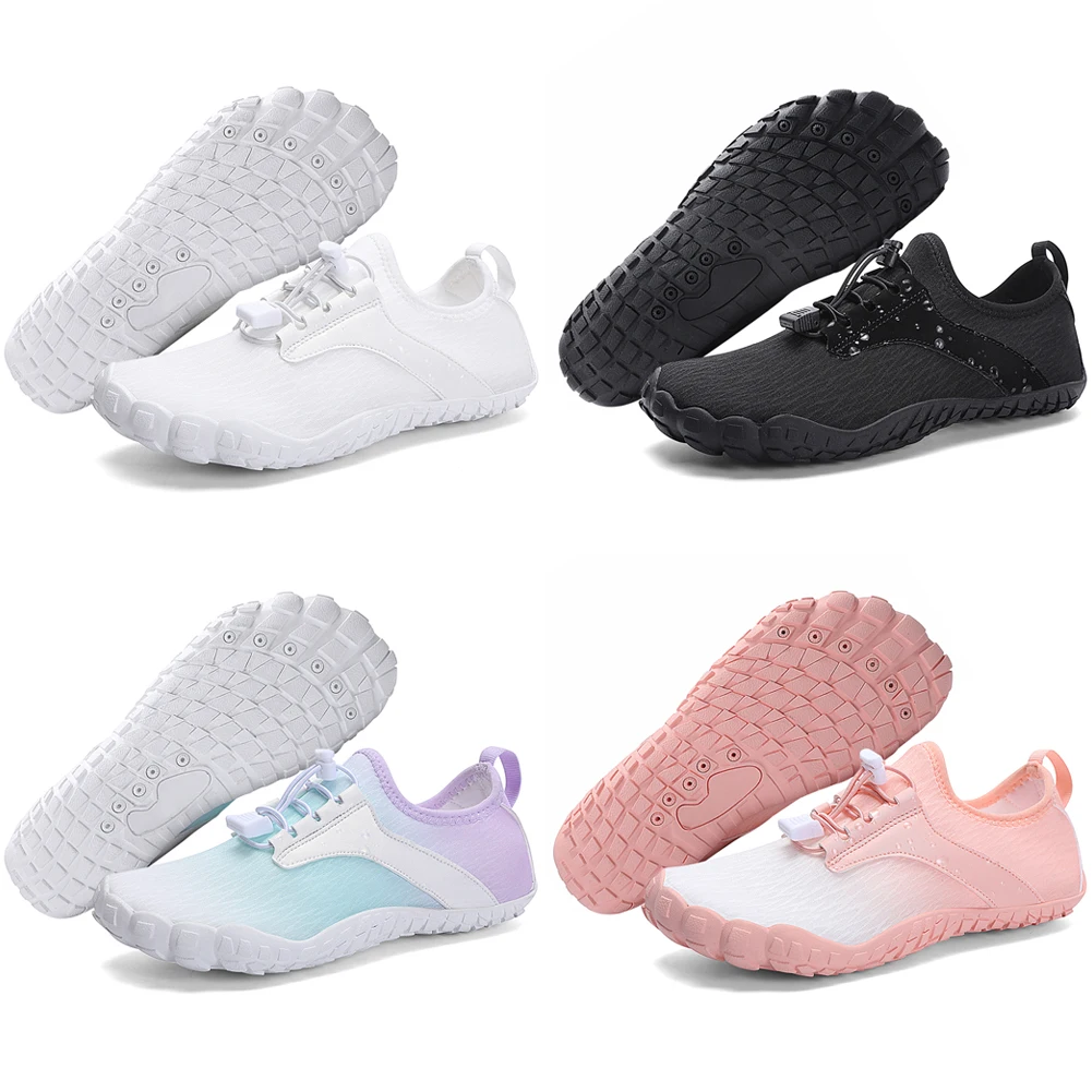 أحذية مائية أحذية شاطئ حافي القدمين سريعة الجفاف أحذية اللياقة البدنية للصالة الرياضية غير قابلة للانزلاق أحذية مريحة للمشي لمسافات طويلة قابلة للتنفس للشاطئ في الهواء الطلق