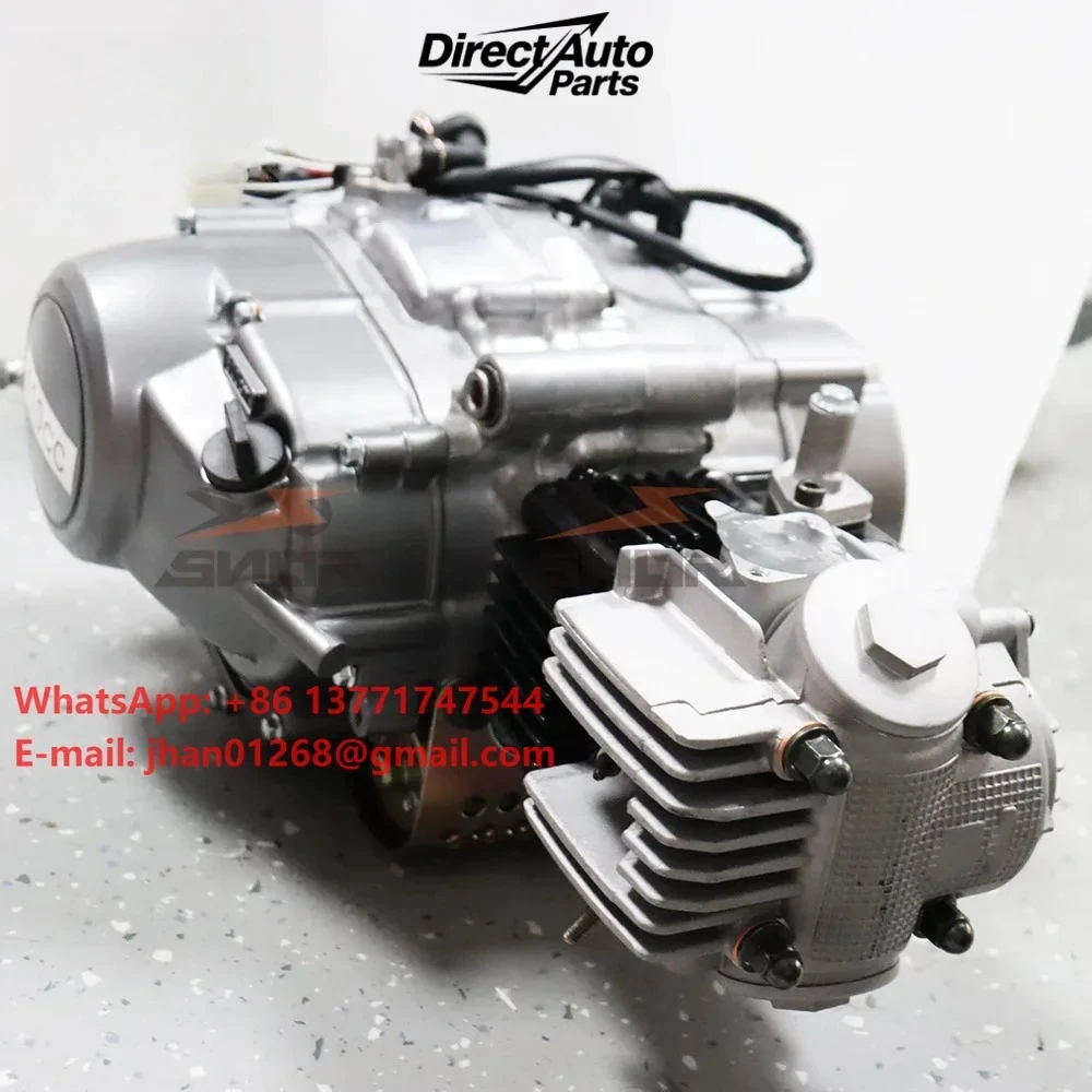 SNOR High Quality Motorcycle Engine Assembly for C8 110cc Engine Electric Start Curved Beam Horizontal Racing Engine