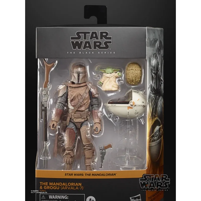 

Hasbro Star Wars ARVALA-7 THE MANDALORIAN Mandalorian and Grogo Baby Set 6-inch Mobile Figure Model Toy Gift