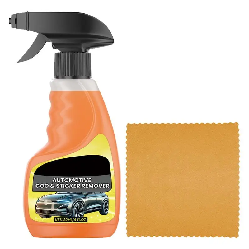 

Adhesive Remover For Cars Adhesive Remover Glue Remover Cleaner Spray With Microfiber Towel Label Remover Car Decal Remover