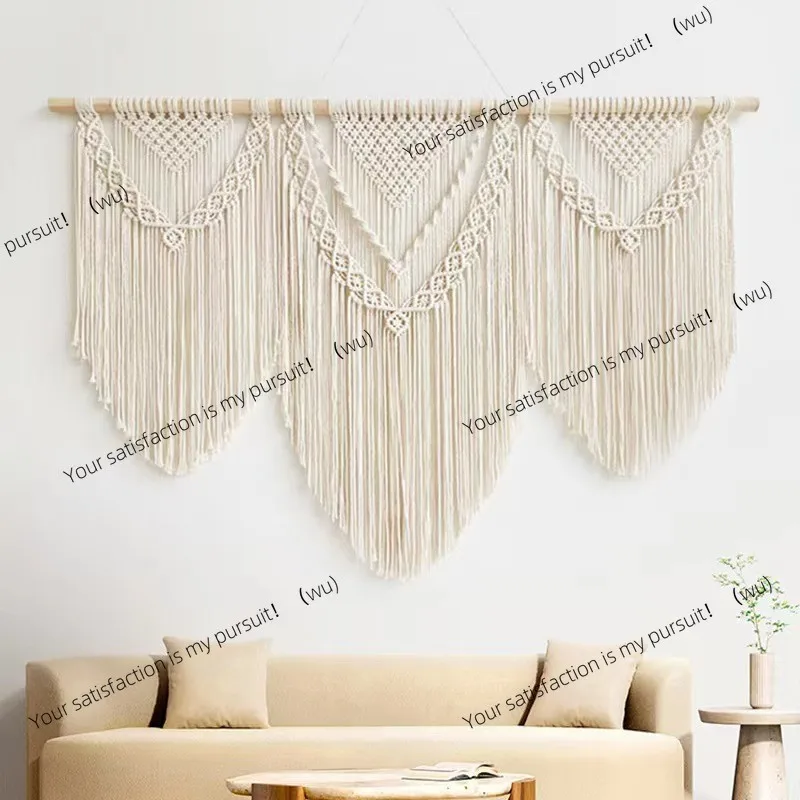 Hand-woven tapestries, spliced three-section stick decorative tapestries, Western Europe and Northern Europe, living room