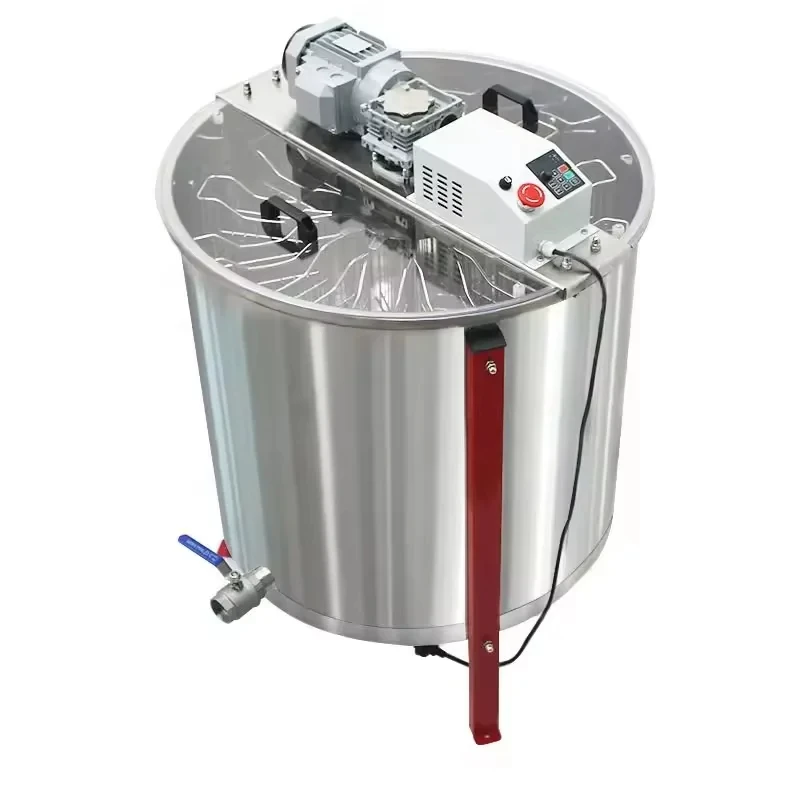 

24 automatic SS food grade beekeeping equipment motor core component honey extractor processing machine