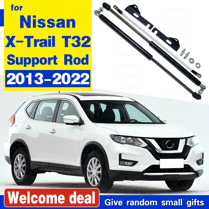 

Car Bonent Hood Gas Shock Strut Bars Lift Support Rod No Welding/Drilling Accessories For Nissan X-Trail Rogue 2013-2022 T32