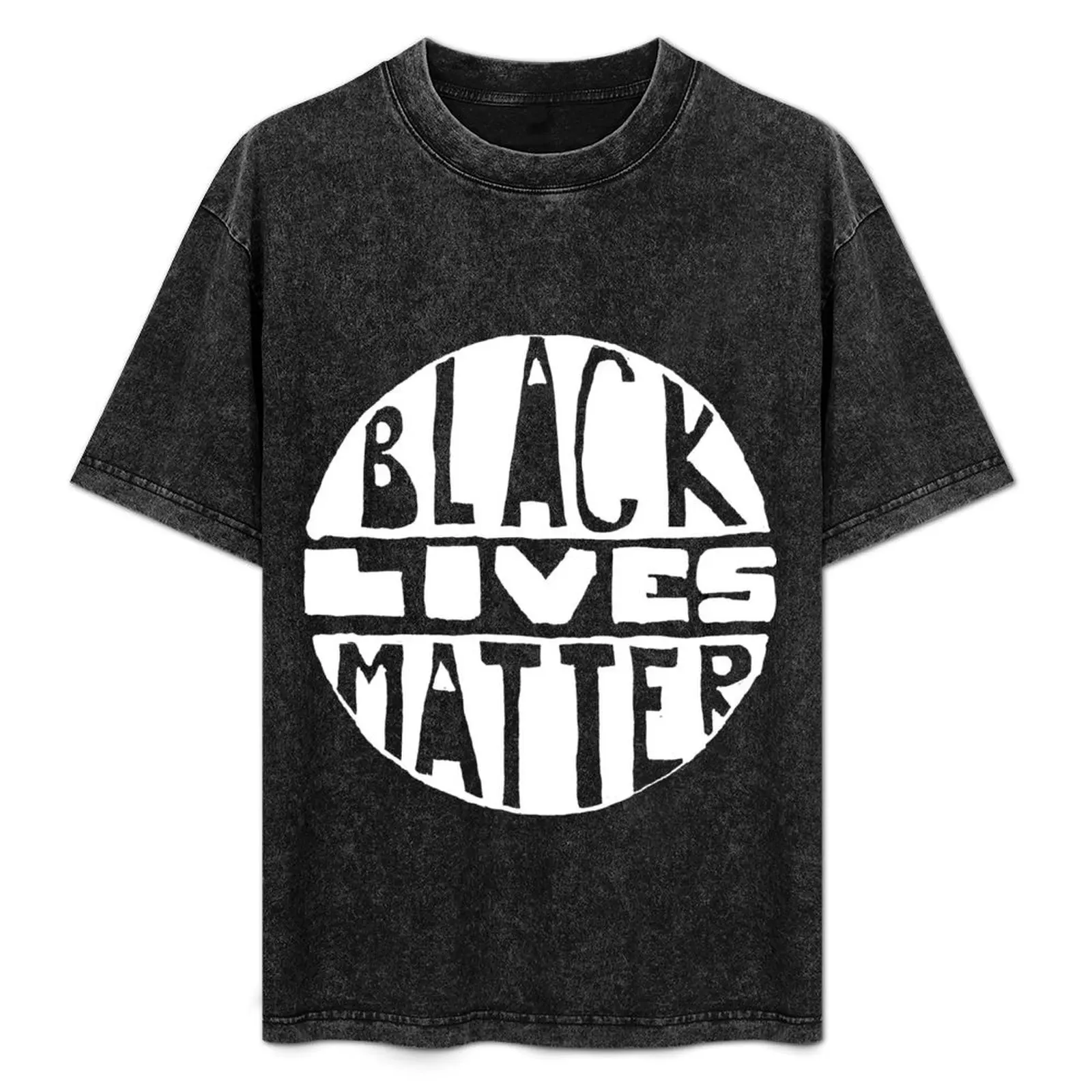 

Black Lives Matter - Filled Black Background T-Shirt Athletic Fit Sports Short Sleeve Top
