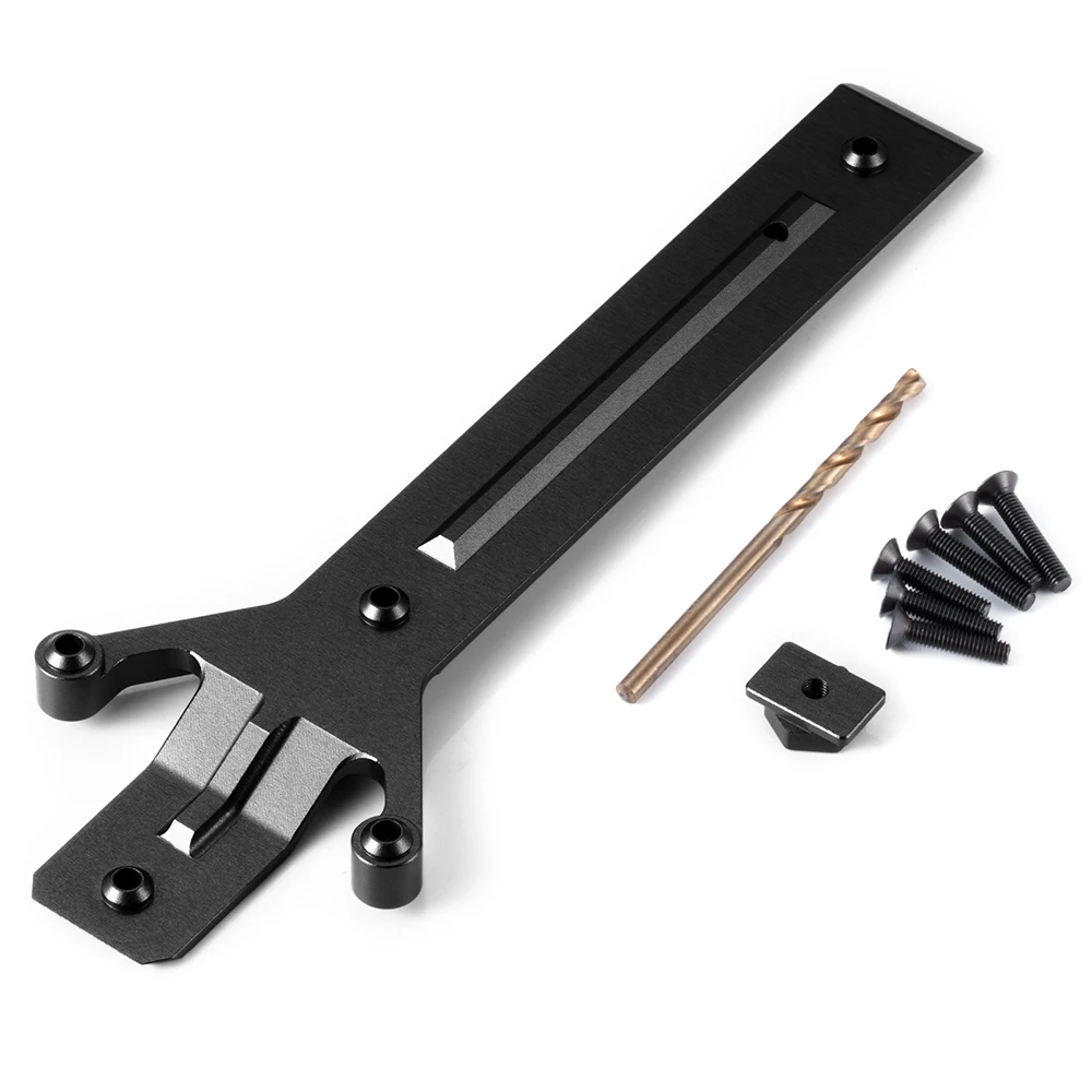 لوحة حماية هيكل من سبائك الألومنيوم من YEAHRUN لأجزاء ترقية السيارة Traxxas 1/16 Mini Maxx 2S RC #3