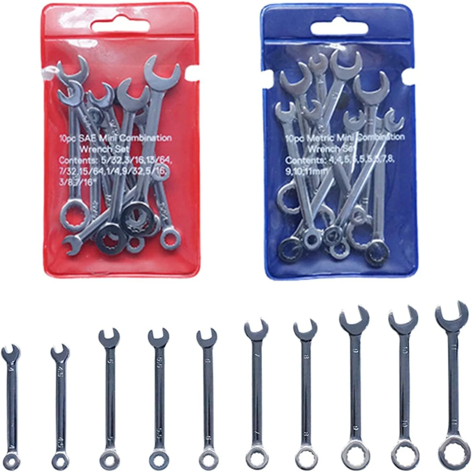 Versatile and compact Mini Dual-Purpose Ratchet Box Wrench Set - a must-have addition to your tool collection for precision work