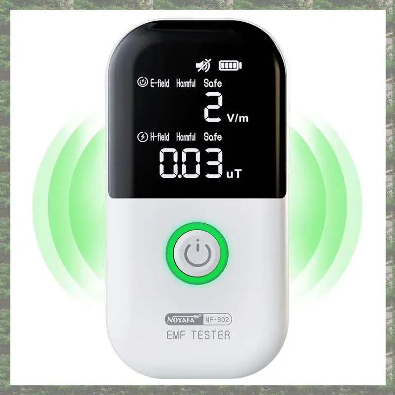 NOYAFA NF-602 Handheld Radiation Detector Geiger Counter EMF Meter Electromagnetic Radiation Tester Magnetic Radiation Detector